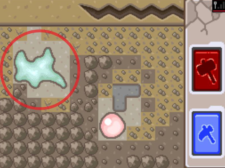 Uncovering a rare Light Clay in the Underground / Pokémon Platinum