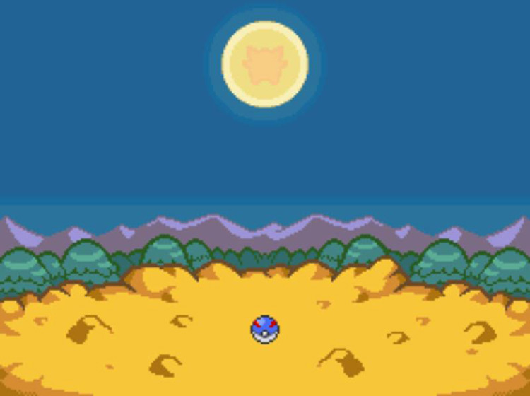 A Great Ball on the bottom screen / Pokémon Platinum