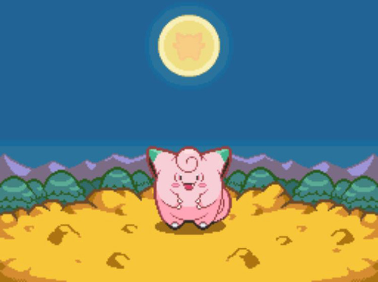 Clefairy showing up on the bottom screen / Pokémon Platinum