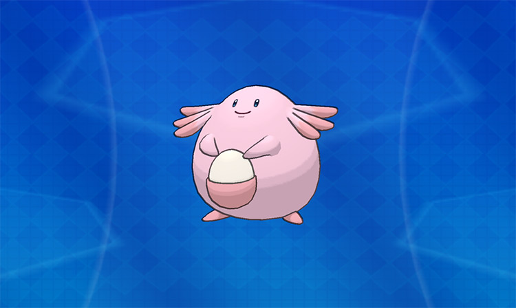 The Normal-type Pokémon Chansey in Alpha Sapphire / Pokémon Omega Ruby and Alpha Sapphire