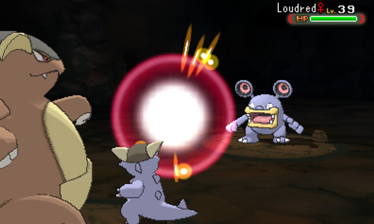 Using TM98 Power-Up Punch in battle / Pokémon ORAS