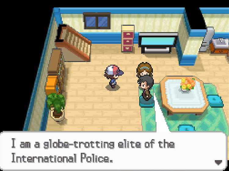 International Police Officer Looker will reveal himself to you / Pokémon Black & White
