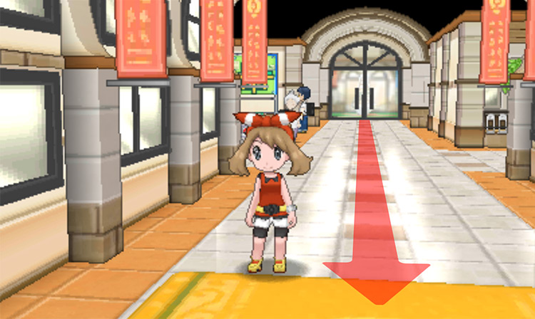 Mauville City’s interior going south / Pokémon Omega Ruby and Alpha Sapphire