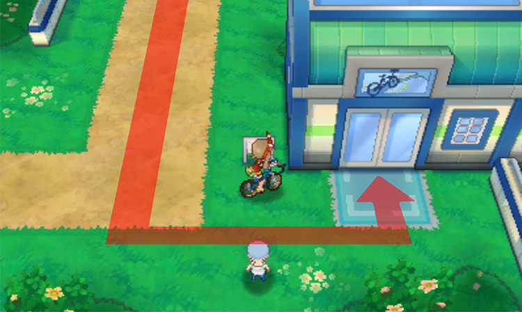 Entrance to the Seaside Cycling Road / Pokémon Omega Ruby and Alpha Sapphire