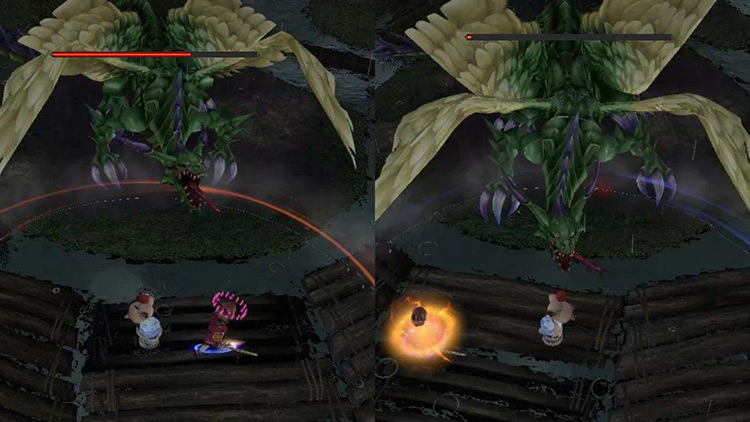 Far on the left image, close on the right one / FFCC Remastered