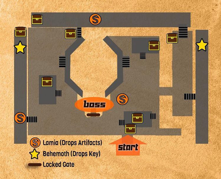 Map of Afternoon Fort / FFCC Remastered