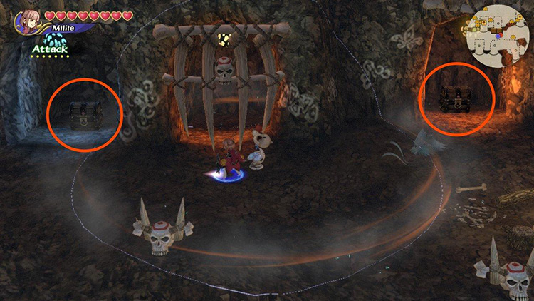 Chests in Area #2 2F. / Final Fantasy Crystal Chronicles Remastered
