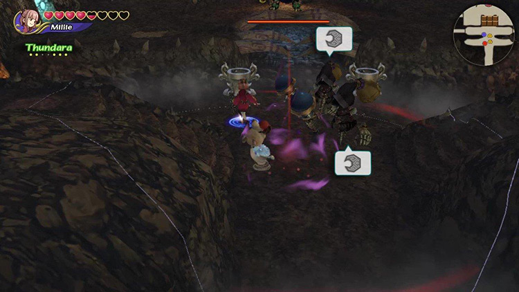 Shades in Goblin Festival boss battle. / Final Fantasy Crystal Chronicles Remastered