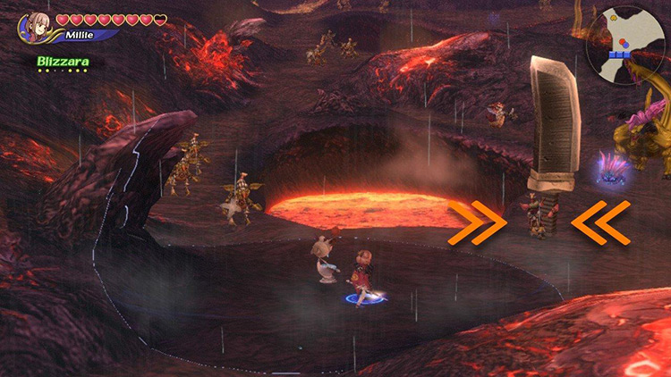 Goblin carrying giant sword up Misty Mount Kilanda. / Final Fantasy Crystal Chronicles Remastered