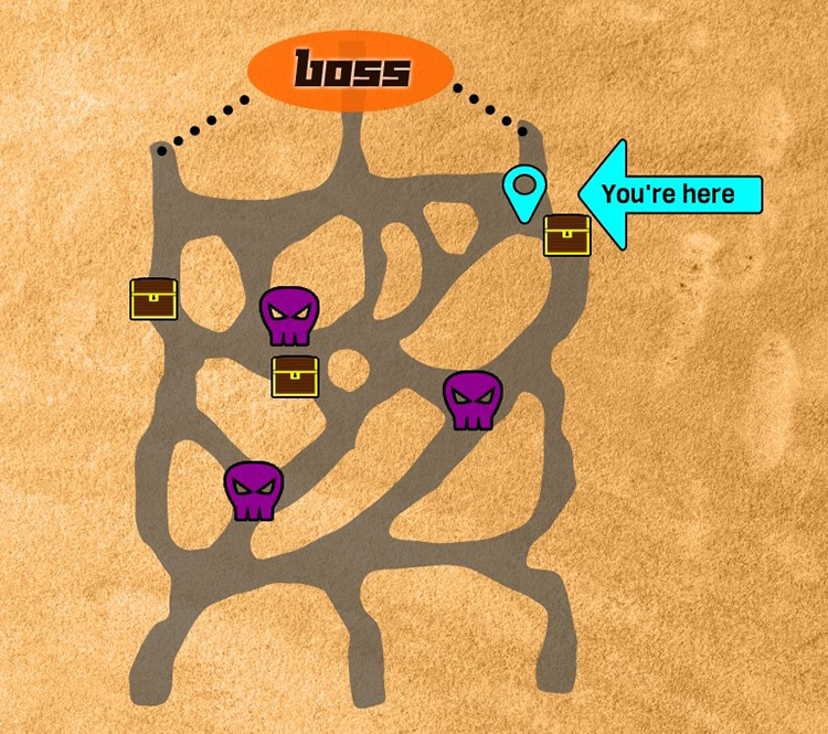 Map of MMK Area #2. / Final Fantasy Crystal Chronicles Remastered