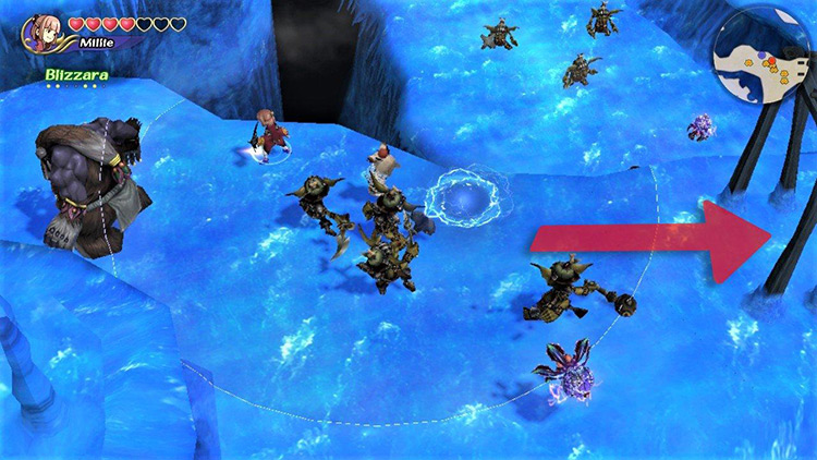Enemies protect second elevator in Area #1 (second floor). / Final Fantasy Crystal Chronicles Remastered
