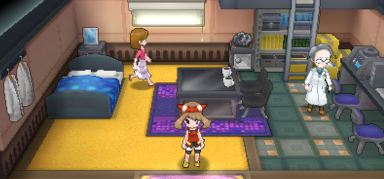 Inside Professor Cozmo's House in Pokémon Alpha Sapphire