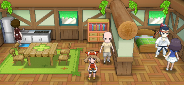 Inside Wanda's House in Verdanturf Town (Pokémon Alpha Sapphire)