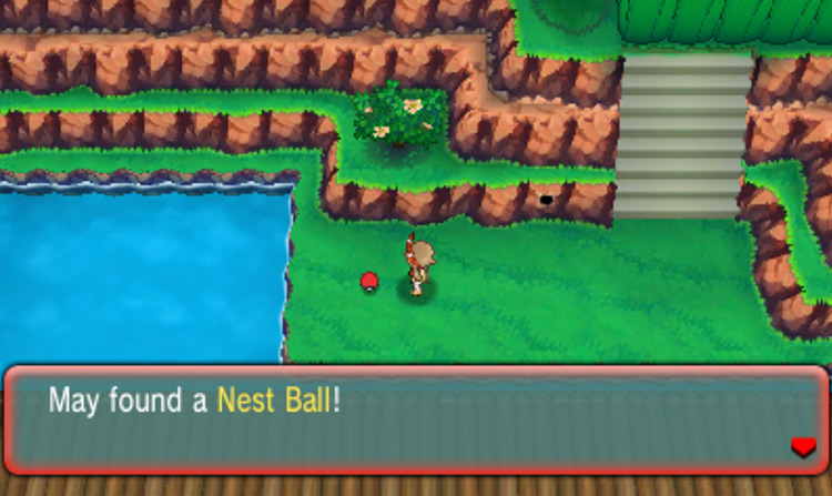 Nest Ball in Route 120 / Pokémon Omega Ruby and Alpha Sapphire