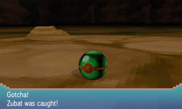 Catching a Pokémon with a Dusk Ball / Pokémon Omega Ruby and Alpha Sapphire