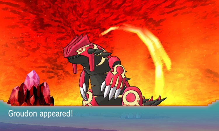Fighting Primal Groudon in Omega Ruby. / Pokémon Omega Ruby and Alpha Sapphire