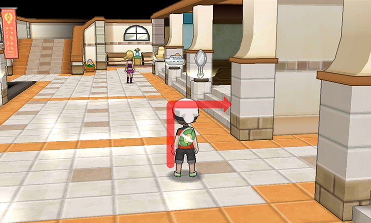 Walking to the Narcissus Mirror Shop in Mauville / Pokémon ORAS