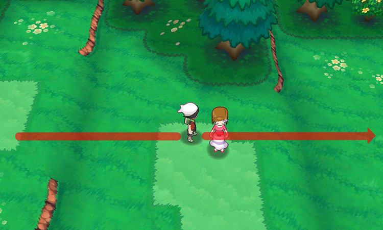 Heading east on Route 118 and past the Aroma Lady. / Pokémon Omega Ruby and Alpha Sapphire