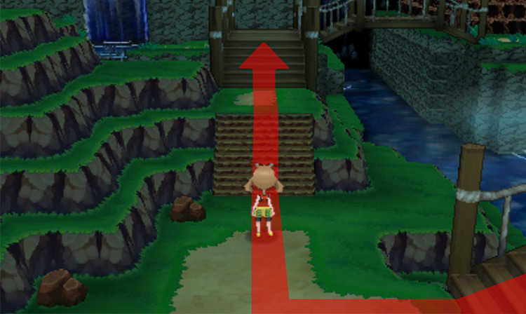 Crossing the last bridge needed to obtain TM81 / Pokémon Omega Ruby and Alpha Sapphire