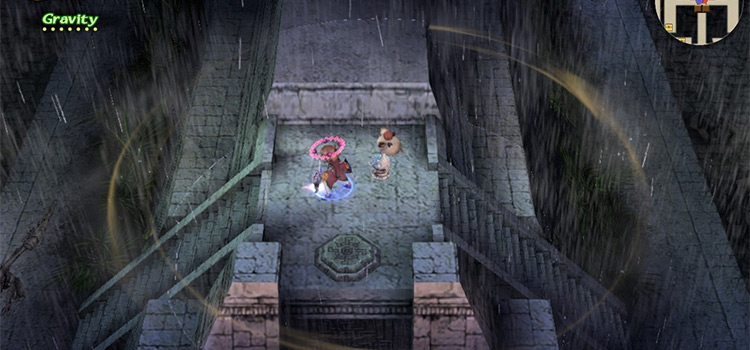 At the top of the pyramid in the Rainy Ruins (FFCC Remastered)