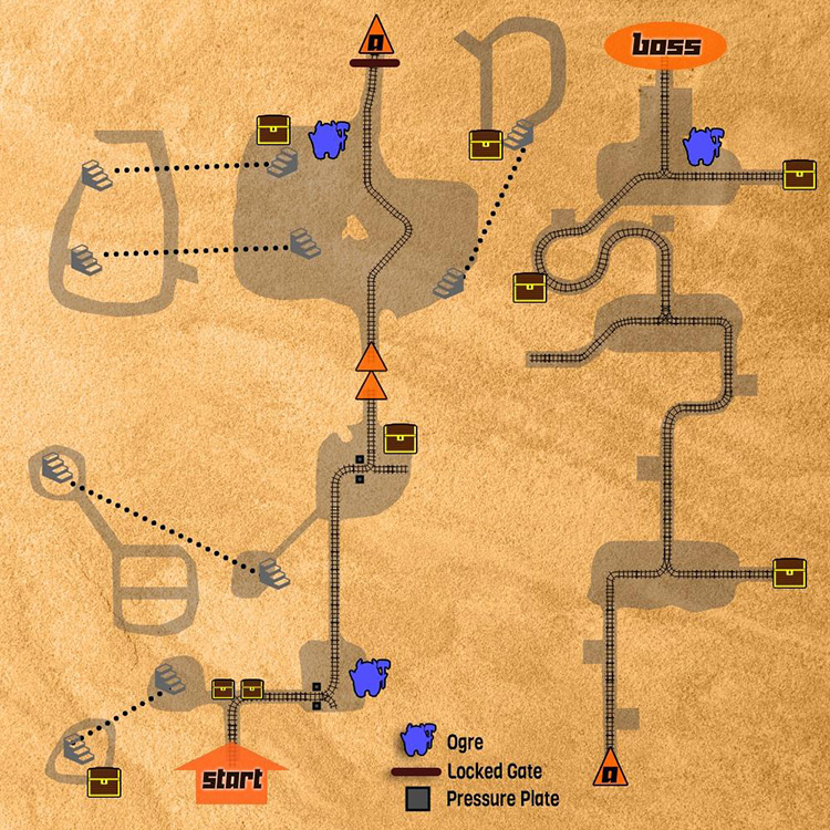 Map of Miasma Pit / FFCC Remastered