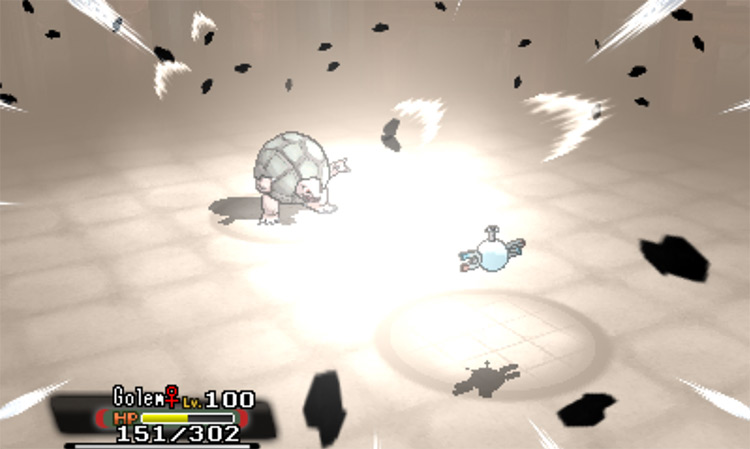 Using TM64 Explosion in battle / Pokémon Omega Ruby and Alpha Sapphire