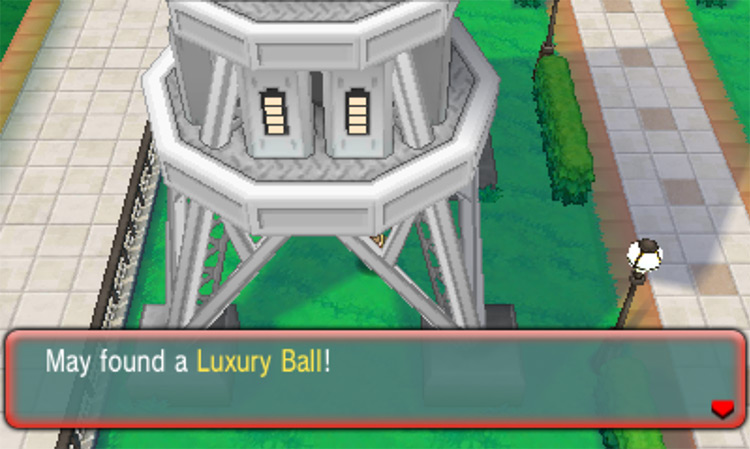 Luxury Ball in Mauville City 3F / Pokemon ORAS