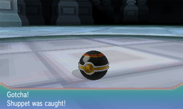 Catching a Pokémon with a Luxury Ball / Pokemon ORAS
