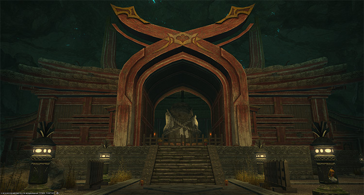 Inside the Reisen Temple / Final Fantasy XIV