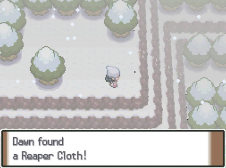 Obtaining the Reaper Cloth at the Acuity Lakefront / Pokémon Platinum