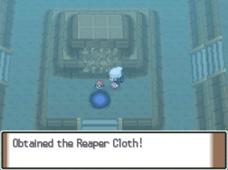 Obtaining a Reaper Cloth in Turnback Cave / Pokémon Platinum