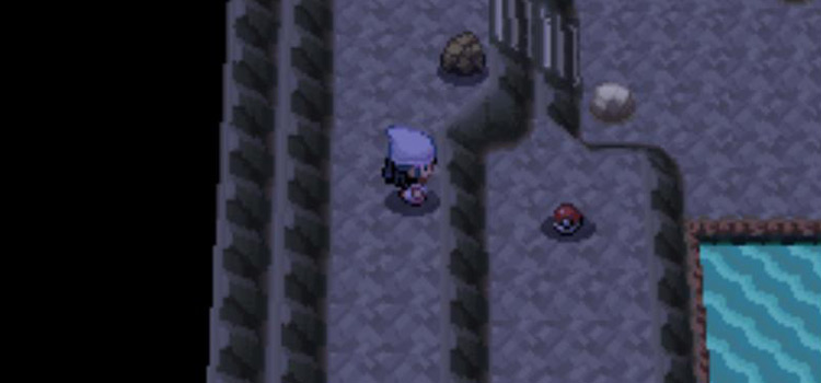 Soft Sand on the ground in Mt. Coronet (Pokémon Platinum)