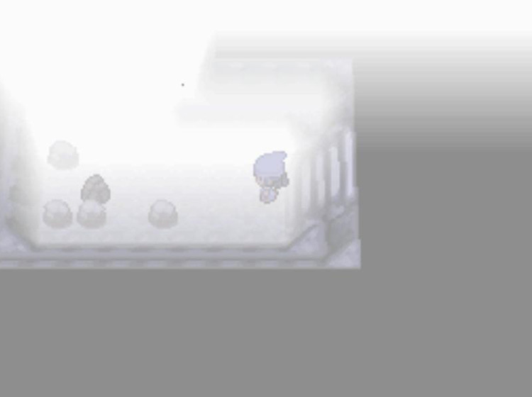 Using Defog to improve the cave’s visibility / Pokémon Platinum