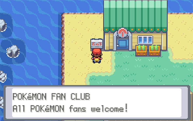 The Pokémon Fan Club in Vermilion City / Pokemon FRLG