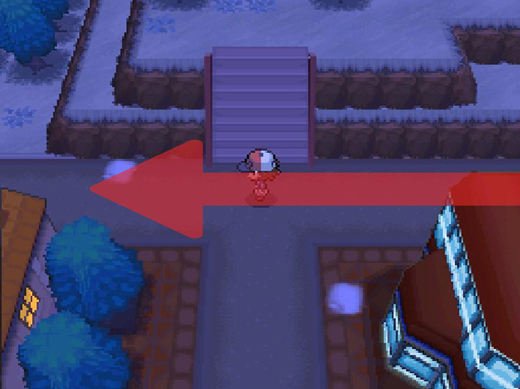 Keep west past the stairs. / Pokemon BW