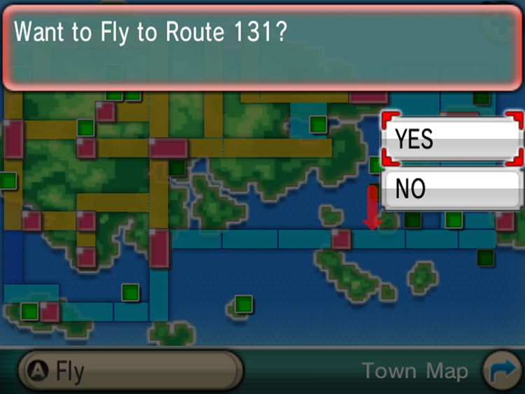 Flying to Route 131 / Pokémon ORAS