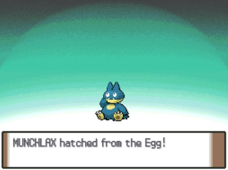 Hatching a Munchlax / Pokémon Platinum