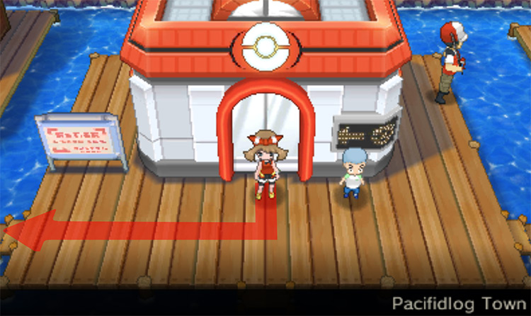 Pacifidlog Town’s Pokémon Center / Pokemon ORAS