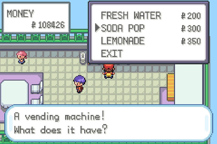 Buying a Soda Pop. / Pokémon FireRed and LeafGreen