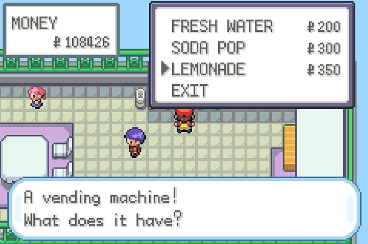 Buying a Lemonade. / Pokémon FireRed and LeafGreen