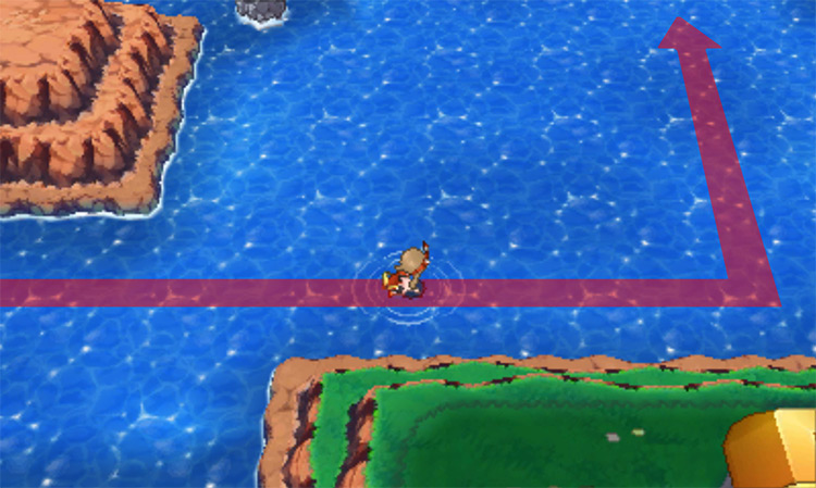 Route 125 going north / Pokémon Omega Ruby and Alpha Sapphire