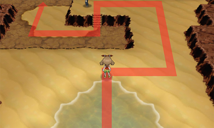Shoal Cave during low tide / Pokémon Omega Ruby and Alpha Sapphire