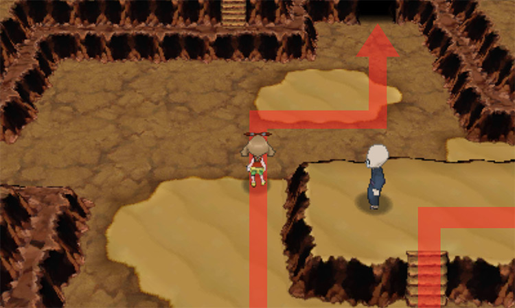 The next cave entrance to enter / Pokémon Omega Ruby and Alpha Sapphire