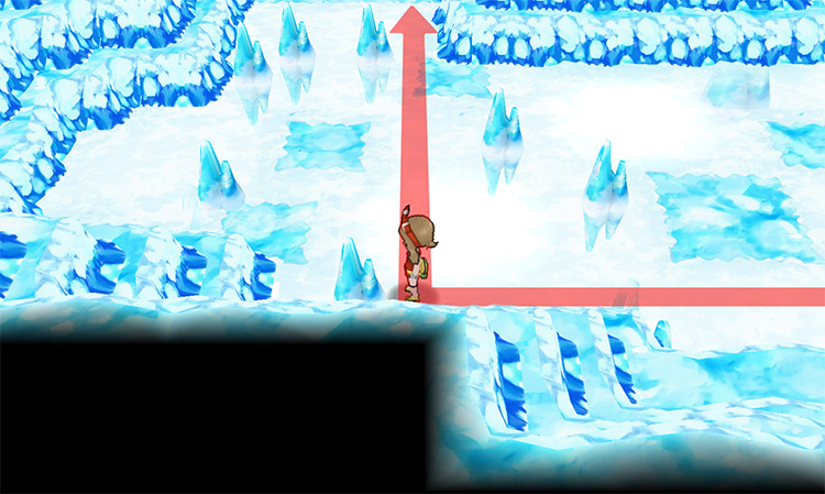 How to solve the first ice floor puzzle (2/2) / Pokémon Omega Ruby and Alpha Sapphire