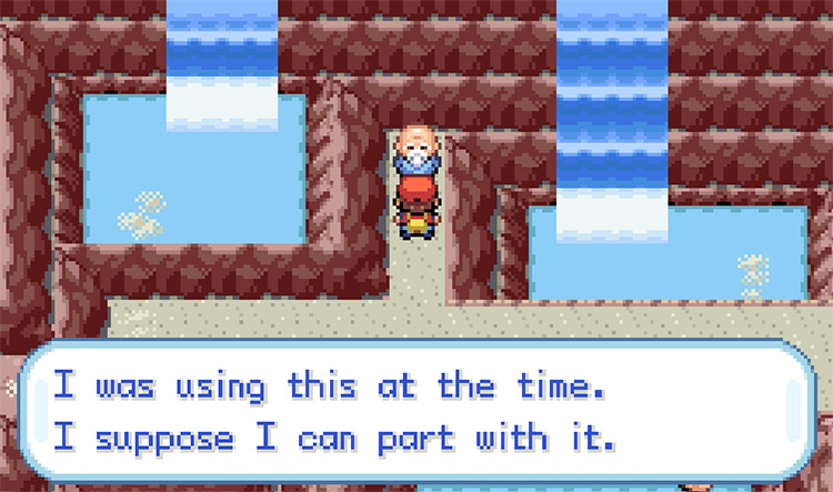 Receiving Rock Smash in the Ember Spa on Kindle Road / Pokémon FireRed & LeafGreen