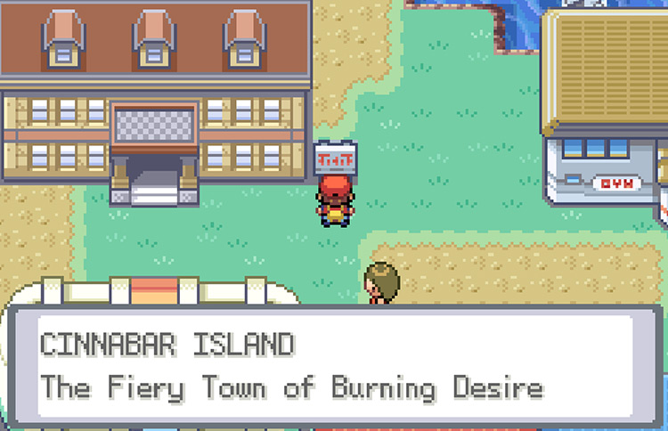 The Cinnabar Island Mansion / Pokémon FRLG