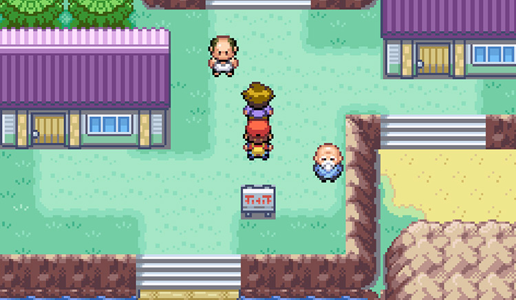 Bill leading us to Celio in the One Island Network Center / Pokémon FireRed & LeafGreen