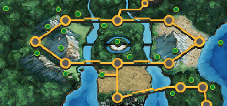 Unova Pokemon Map