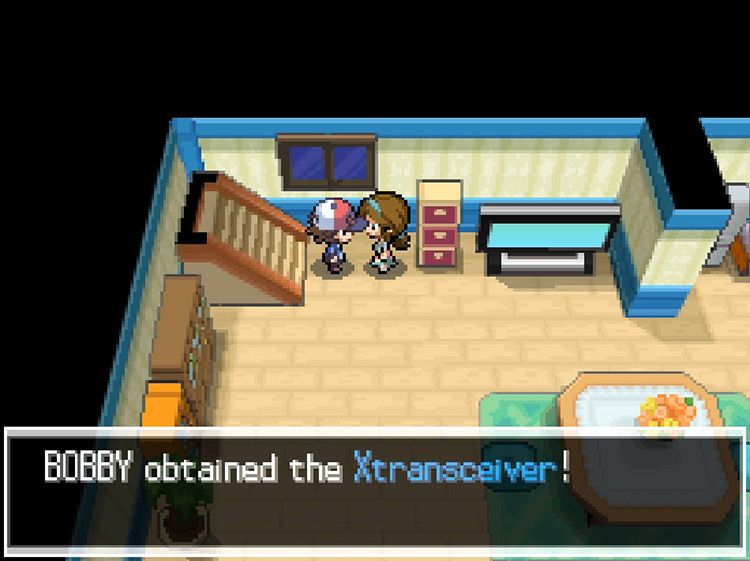 Your Mom giving you the Xtransceiver. / Pokemon BW