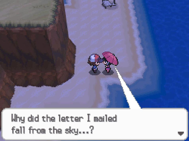 The NPC at the end of the shore will give you Gram 3. / Pokemon BW